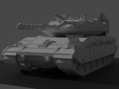 Merkava IV 3D print model