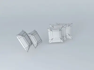 Color cushion Free 3D model