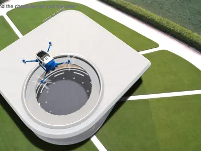  Air Taxi Port Rigged 
