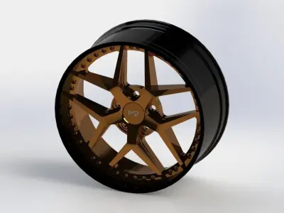Cast rim NICHE SPORT SERIES VICE - M227 3D model