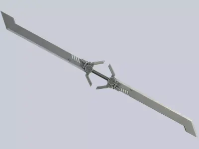 Twinblade Low-poly 3D model buy