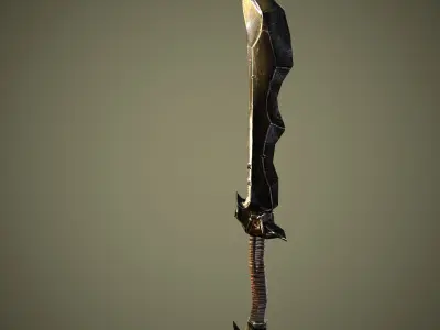 Sword Free low-poly 3D model shop