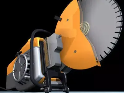 Cut off saw 3D model purchase