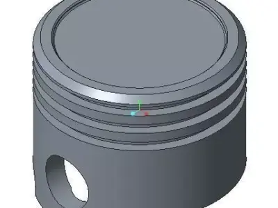 3D piston 3D model