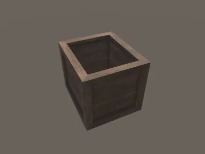 Crate Pack Low-poly 3D model purchase
