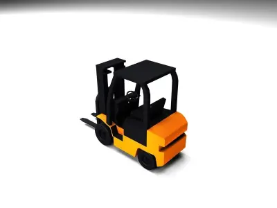 fork lift 3D model by lunzaluclinton