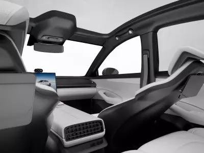  Car interior Low-poly 3D model