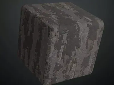 Aged Industrial Asphalt Wall Variation PBR Seamless Texture