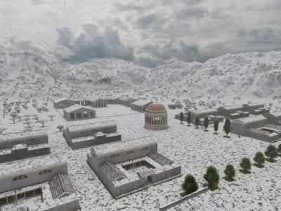 Historic city -Ancient City 3D model buy