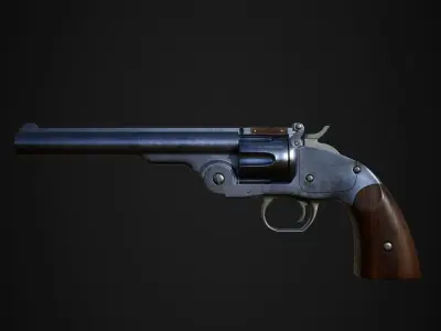 Cowboy Revolver 3D model
