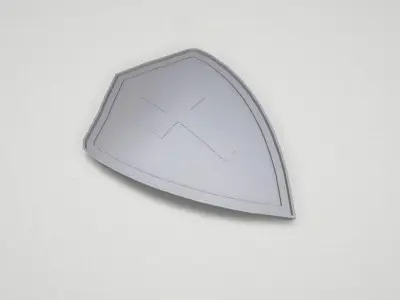 Game asset Antique Warriors Shield 3D model