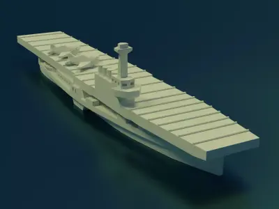 USS Wolverine 3D print model