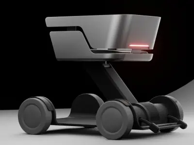 Concept Wheelchair Modelling 3D model