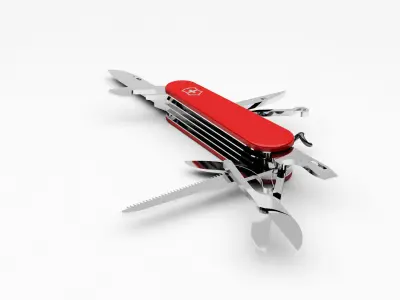 Swiss Army Knife 3D model get