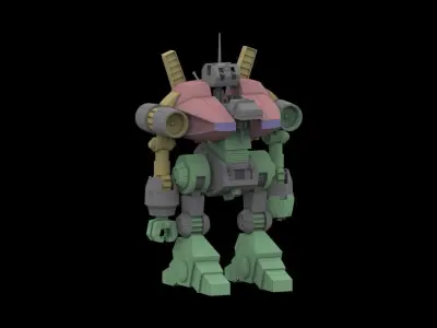WALKERMACHINE  Sentou Mecha Xabungle 3D model