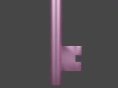 Heart Key 3D model