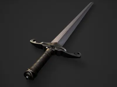 Sword 2 Low-poly 3D model