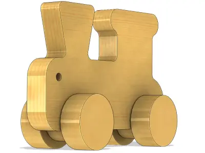 Train toy for 3D printing 3D print model