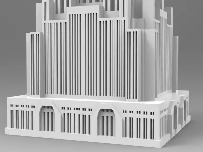 empire state building Free 3D print model