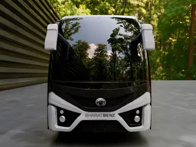 LUXURY BUS FULL TEXTURE AND GAME READY MODEL Free low-poly 3D model