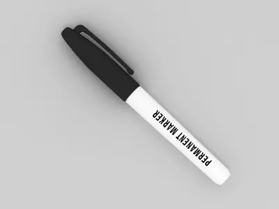 Permanent Marker 3D model