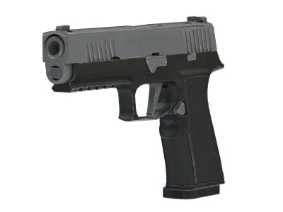 P320-XTEN Pistol Low Poly PBR Realistic Low-poly 3D model