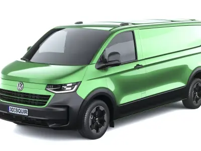 Volkswagen Transporter T7 Panamericana LWB 2025 3D model