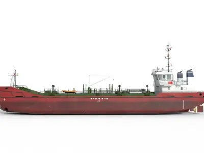 TANKER  Low-poly 3D model