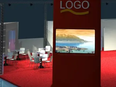Fair stand 3D model purchase