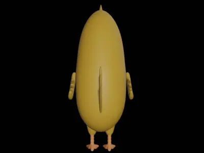Offended Bird Free 3D model