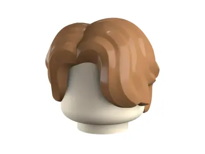 Custom3Dprint Minifigure Accessory - Minifigure Hair S3 - 010 3D print model