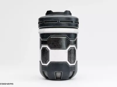 Sci-Fi Futuristic Grenade 3D model