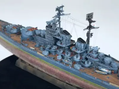 World of Warships 1-700 Kremlin Soviet Battleship Model Kit 3D print model