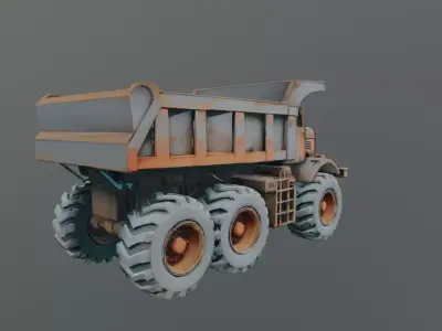 dump truck 3D model get