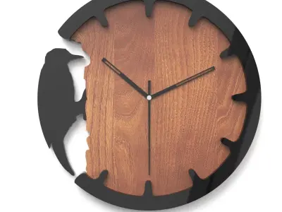 Wall Clock 3D model purchase