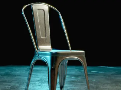 Chase Industrial Chair 3D model