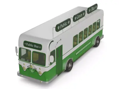 Public Bus 3D model buy