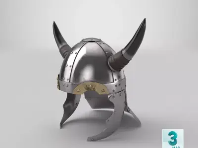 Viking Helmet 02 3D model