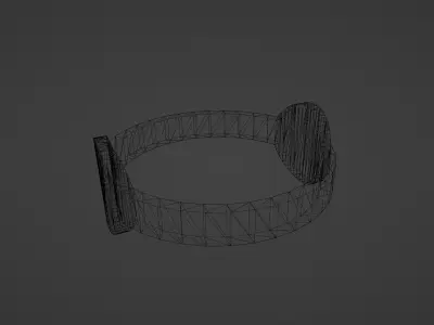 Bracelet ring 3D model