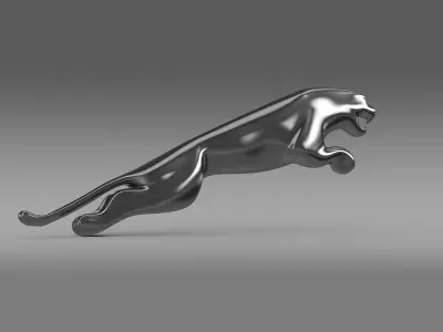 Jaguar Logo 3D model