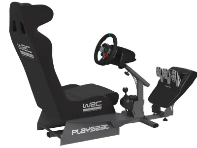 Playseat Evolution Alcantara Pro Racing Simulator Seat 3D model