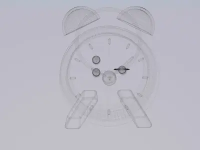 Alarm clock 3D model 7