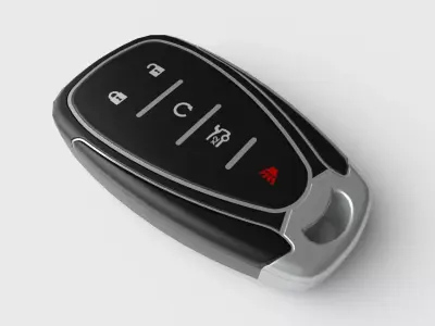 Car Key LP 02 Low-poly 3D model