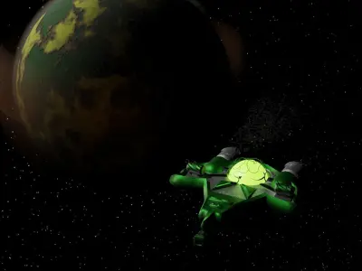 Arborec Destroyer 3D model
