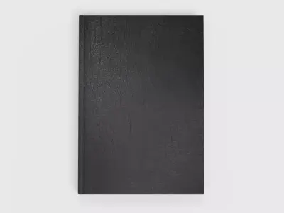 Blank Book V2 - Clean Leather Bound Hardcover Publication 3D model