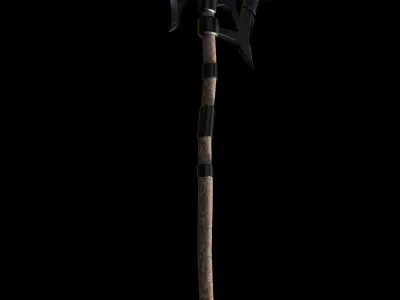 Game Ready Axe Low-poly 3D model purchase