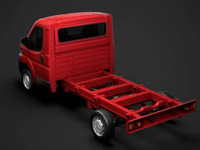 Citroen Jumper Chassis Single Cab 3450WB 2014 3D model