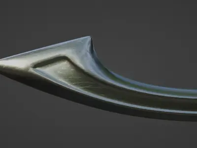 Sword - Egyptian Khopesh Low-poly 3D model