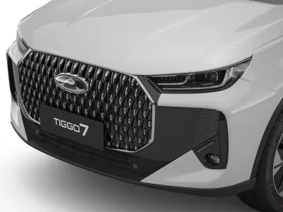 2026 Chery Tiggo 7 with Interior 3D model