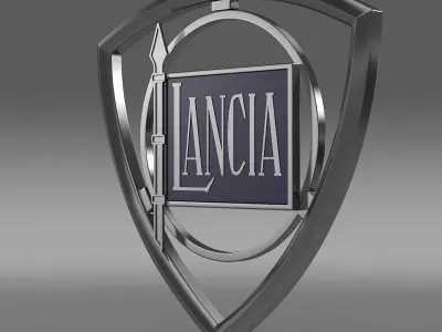 lancia logo 3D model from CGTrader